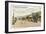 Vintage Downtown Palm Springs-null-Framed Premium Giclee Print