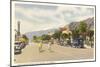 Vintage Downtown Palm Springs-null-Mounted Art Print