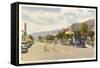 Vintage Downtown Palm Springs-null-Framed Stretched Canvas