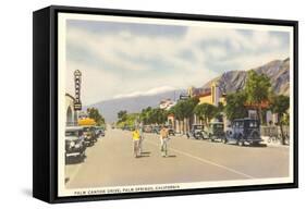 Vintage Downtown Palm Springs-null-Framed Stretched Canvas