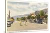 Vintage Downtown Palm Springs-null-Stretched Canvas