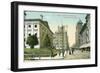 Vintage Downtown Portland, Oregon-null-Framed Art Print