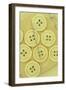 Vintage Dressmakers Buttons-Den Reader-Framed Photographic Print