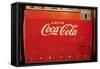 Vintage Drink Coca Cola Ice Cold Coke Vending Machine Photo Poster-null-Framed Stretched Canvas
