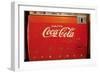 Vintage Drink Coca Cola Ice Cold Coke Vending Machine Photo Poster-null-Framed Art Print