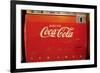 Vintage Drink Coca Cola Ice Cold Coke Vending Machine Photo Poster-null-Framed Art Print