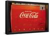 Vintage Drink Coca Cola Ice Cold Coke Vending Machine Photo Poster-null-Framed Poster