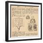 Vintage Encyclopedia "Apiary to Beehive"-Piddix-Framed Art Print