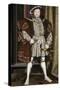 Vintage English History Painting of Henry Viii of England-Stocktrek Images-Stretched Canvas