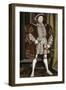 Vintage English History Painting of Henry Viii of England-Stocktrek Images-Framed Art Print