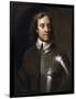 Vintage English History Painting of Lord Protector Oliver Cromwell-Stocktrek Images-Framed Art Print