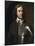 Vintage English History Painting of Lord Protector Oliver Cromwell-Stocktrek Images-Mounted Art Print