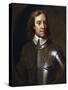 Vintage English History Painting of Lord Protector Oliver Cromwell-Stocktrek Images-Stretched Canvas