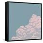 Vintage Engraving Cloud-Art-generator-Framed Stretched Canvas