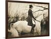 Vintage Equestrian - Piaffe-null-Framed Giclee Print