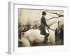 Vintage Equestrian - Piaffe-null-Framed Giclee Print