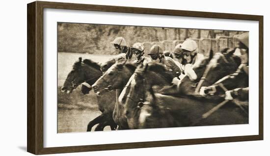 Vintage Equestrian - Post-null-Framed Giclee Print