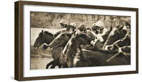 Vintage Equestrian - Post-null-Framed Giclee Print