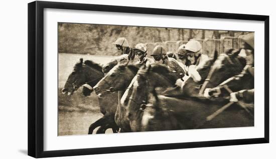 Vintage Equestrian - Post-null-Framed Giclee Print