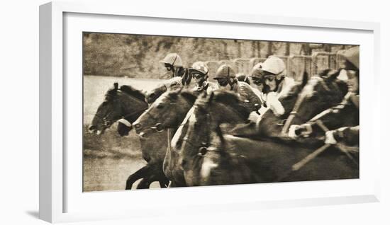 Vintage Equestrian - Post-null-Framed Giclee Print