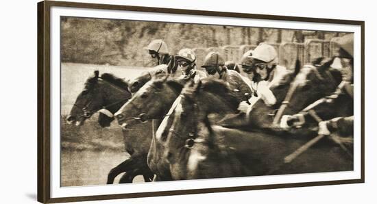 Vintage Equestrian - Post-null-Framed Giclee Print