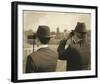 Vintage Equestrian - Spectators-null-Framed Giclee Print