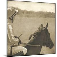 Vintage Equestrian - Wait-null-Mounted Giclee Print