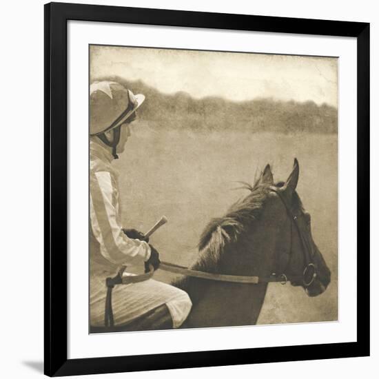 Vintage Equestrian - Wait-null-Framed Giclee Print