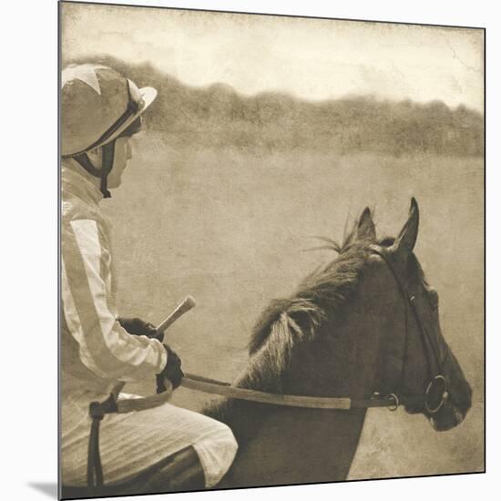 Vintage Equestrian - Wait-null-Mounted Giclee Print