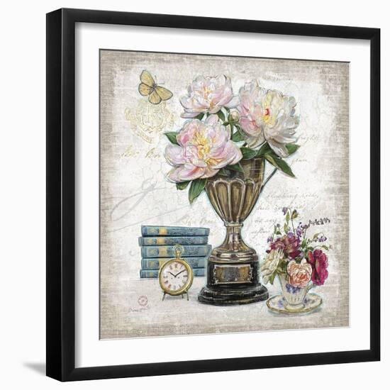 Vintage Estate Florals 2-Chad Barrett-Framed Art Print