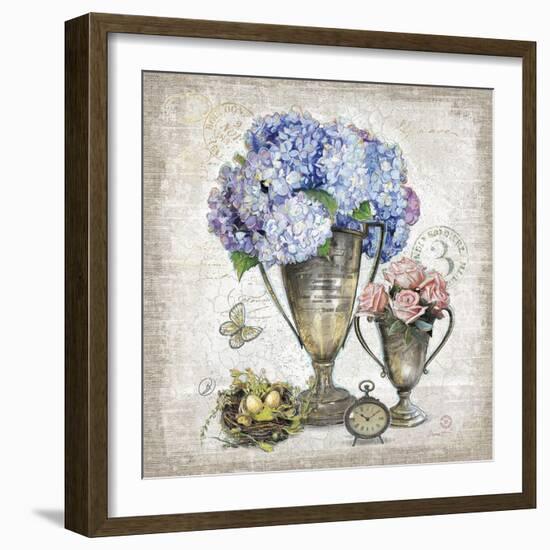 Vintage Estate Florals 3-Chad Barrett-Framed Art Print