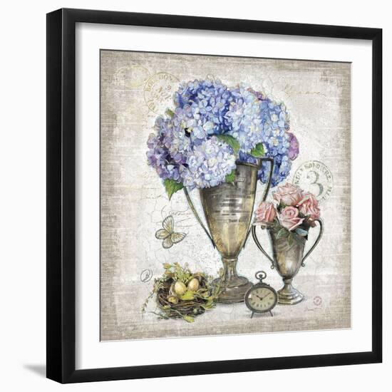 Vintage Estate Florals 3-Chad Barrett-Framed Art Print