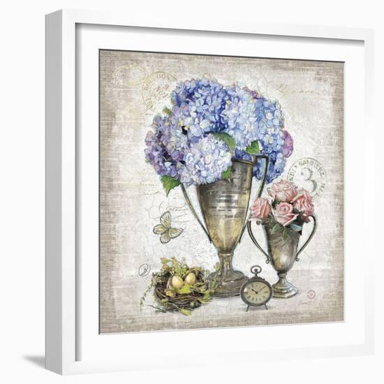 Vintage Estate Florals 3-Chad Barrett-Framed Art Print