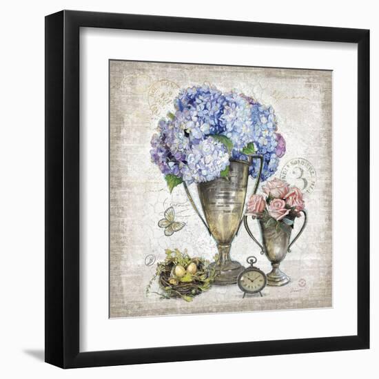 Vintage Estate Florals 3-Chad Barrett-Framed Art Print