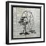 Vintage Fan-Piper Ballantyne-Framed Art Print