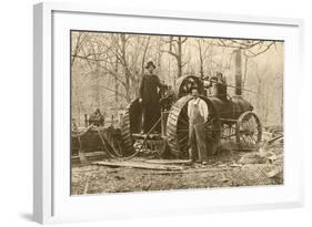 Vintage Farm Equipment-null-Framed Art Print