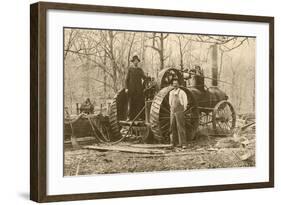 Vintage Farm Equipment-null-Framed Art Print