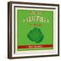 Vintage Farm Fresh Cabbage Poster-radubalint-Framed Premium Giclee Print