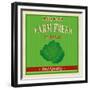 Vintage Farm Fresh Cabbage Poster-radubalint-Framed Premium Giclee Print