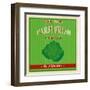 Vintage Farm Fresh Cabbage Poster-radubalint-Framed Art Print