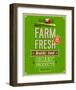 Vintage Farm Fresh Poster-null-Framed Art Print