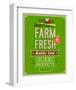 Vintage Farm Fresh Poster-null-Framed Art Print