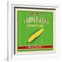 Vintage Farm Fresh Sweet Corn Poster-radubalint-Framed Art Print