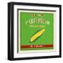 Vintage Farm Fresh Sweet Corn Poster-radubalint-Framed Art Print