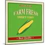 Vintage Farm Fresh Sweet Corn Poster-radubalint-Mounted Art Print