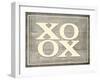 Vintage Farm Sign - XOXO 2-LightBoxJournal-Framed Giclee Print