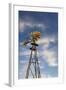 Vintage Farm Windmills at Sunset, Elk City, Oklahoma, USA-Walter Bibikow-Framed Photographic Print