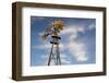 Vintage Farm Windmills at Sunset, Elk City, Oklahoma, USA-Walter Bibikow-Framed Photographic Print