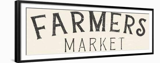 Vintage Farmers Market Sign-Wild Apple Portfolio-Framed Premium Giclee Print