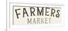 Vintage Farmers Market Sign-Wild Apple Portfolio-Framed Art Print